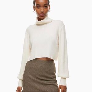 Wilfred Cream Turtleneck Sweater
